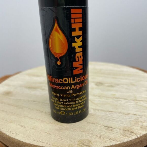 New Mark Hill MiracOILous Moroccan Argan Oil Ylang Ylang Palmarosa 50ml Rare - Picture 2 of 6